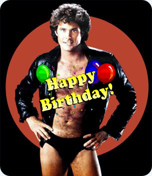 Hasselhoff Birthday