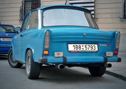  mint ez a Trabant 601 TypeR Az els aut m egy Trabi volt 