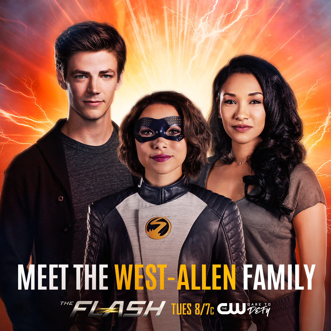 The Flash’s Grant Gustin, Jessica Parker Kennedy and Candice Patton