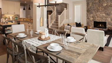 Konyhák interiors Modern ebédlők