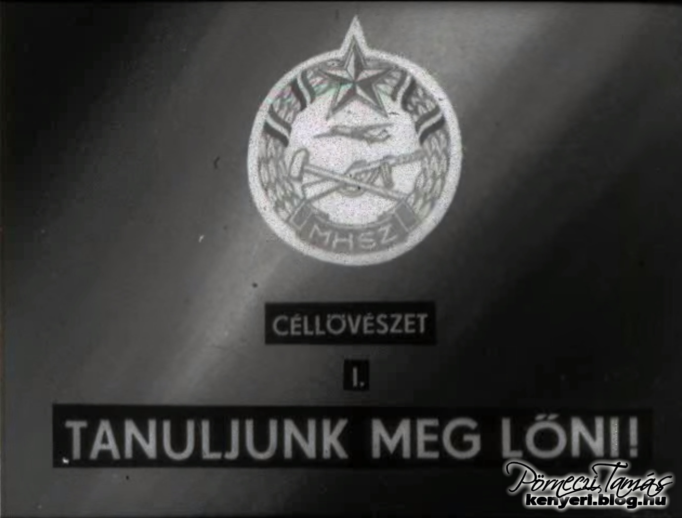 Tanuljunk meg lőni! Az MHSZ által készített oktató diaképek 1970-ből