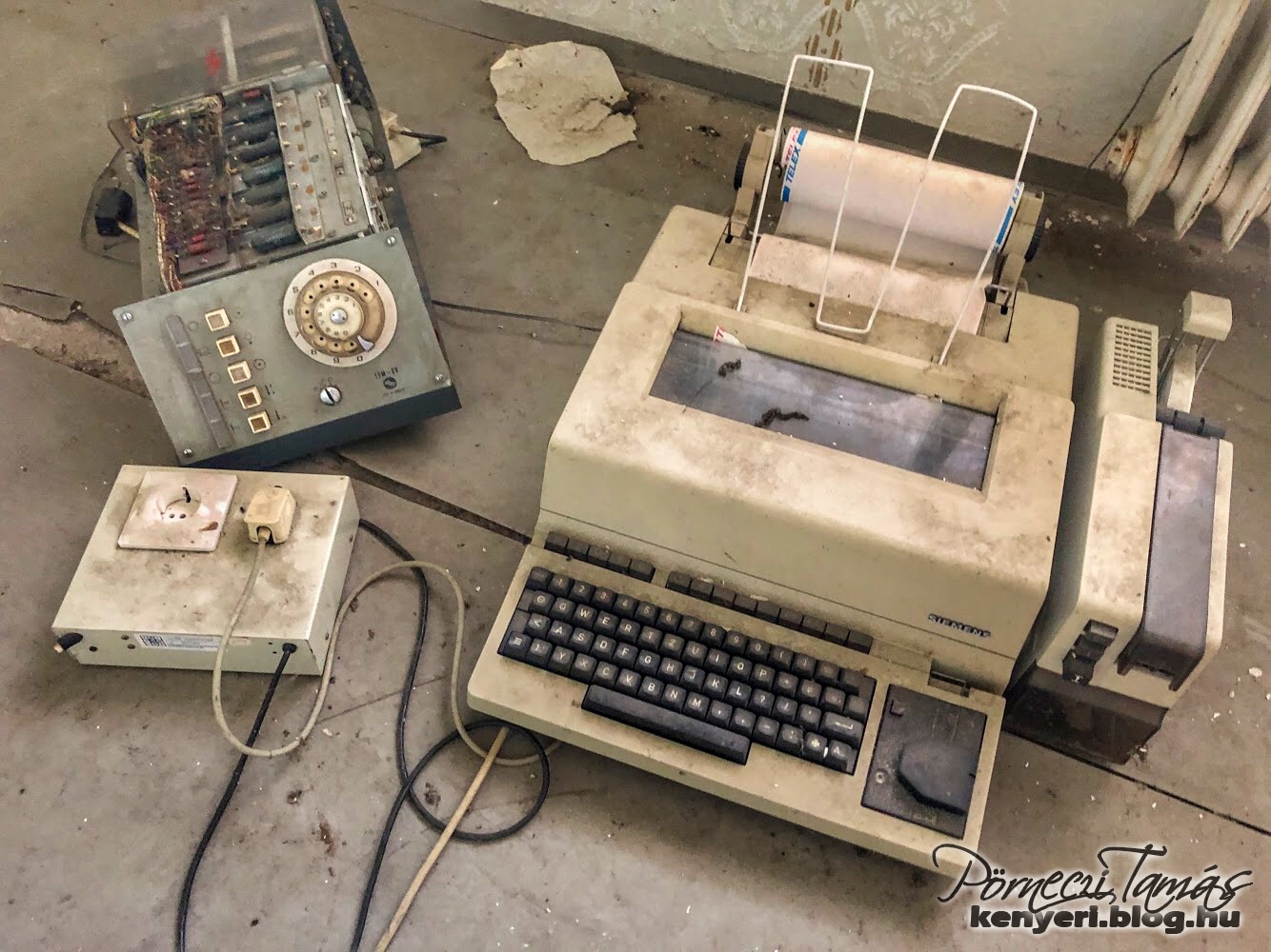 A telexgép egykor a leggyorsabb eszköz volt a megrendelések írásos leadására, üzenetek fogadására. 