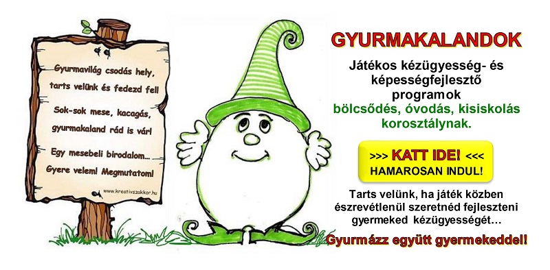 GYURMAKALANDOK - Online kézügyesség fejlesztő program GYURMAKALANDOK - Online kézügyesség fejlesztő program