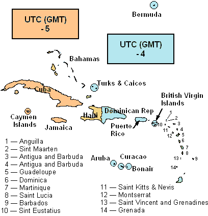 Karibianmeren saaret: elokuuta 2014
