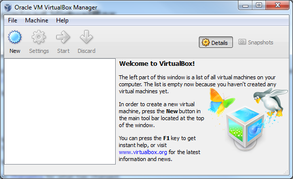ax86-virtualbox-installed Fresh VirtualBox install