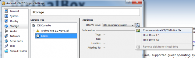 ax86-virtualbox-mountiso Mounting the Android-x86 ISO