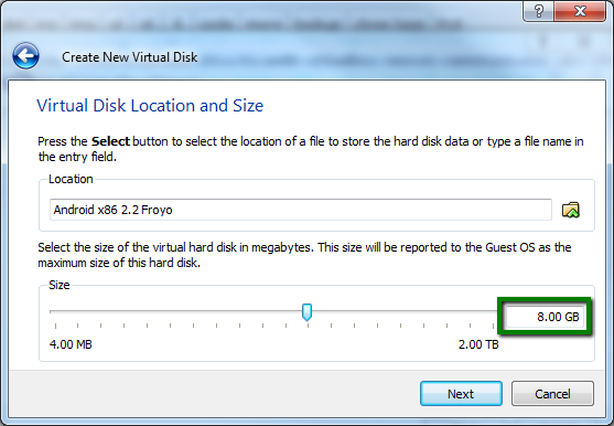 ax86-virtualbox-newvm-vhd-size VHD Size