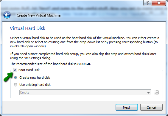 ax86-virtualbox-newvm-vhd Virtual Hard Disk Creation