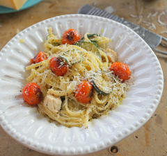 Mascarponés-csirkés pasta
