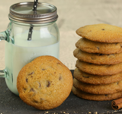 Nutellás csokicseppes cookie