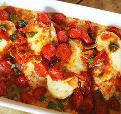 Caprese csirke sok-sok olvadó mozzarellával