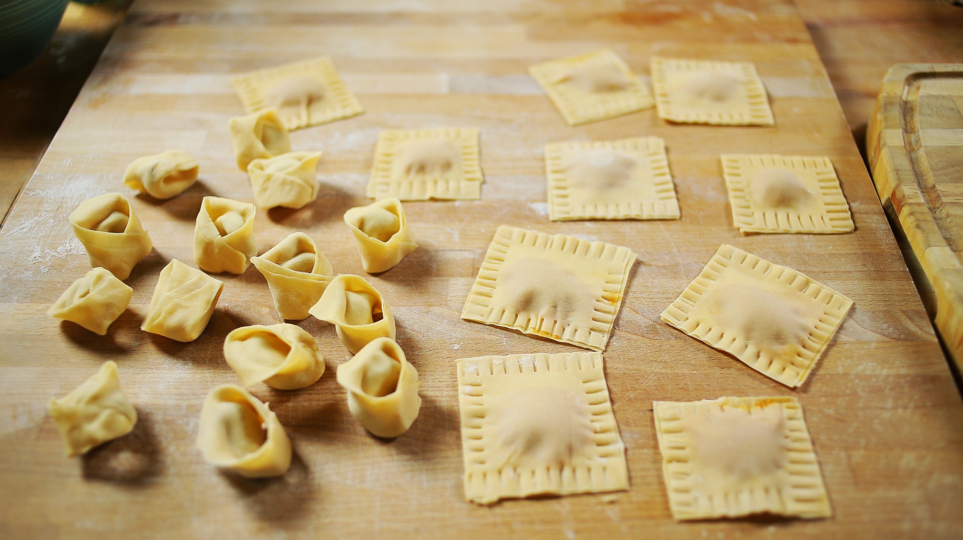 Ricottás diós házi tortellini