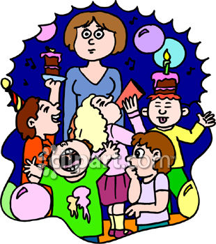 Magician  Birthday Party on Class Party Clipart