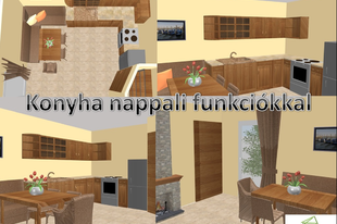 Konyha nappali funkciókkal tervek, álmok, otthonok lakberendezés ...