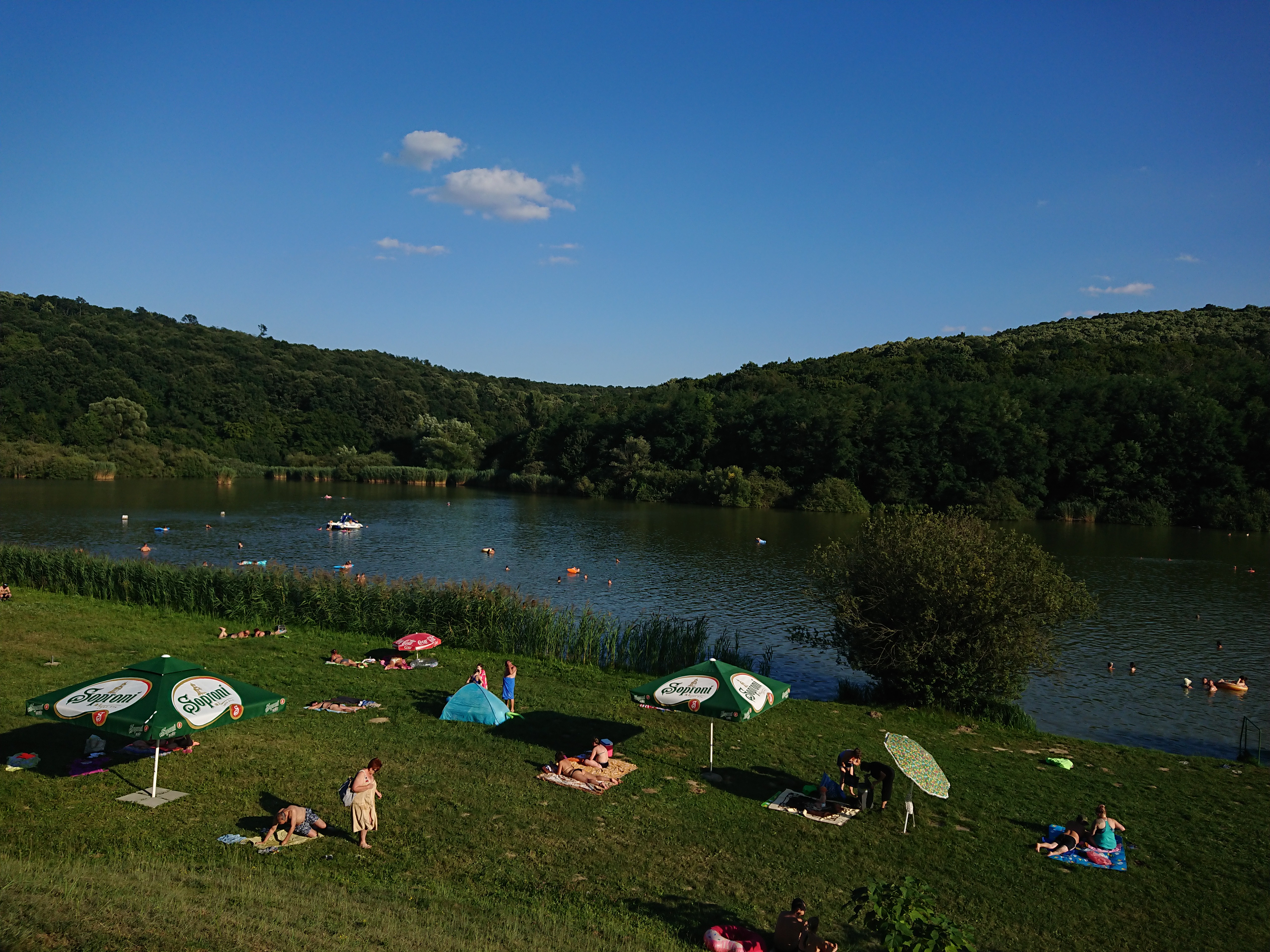 Szálka, strand