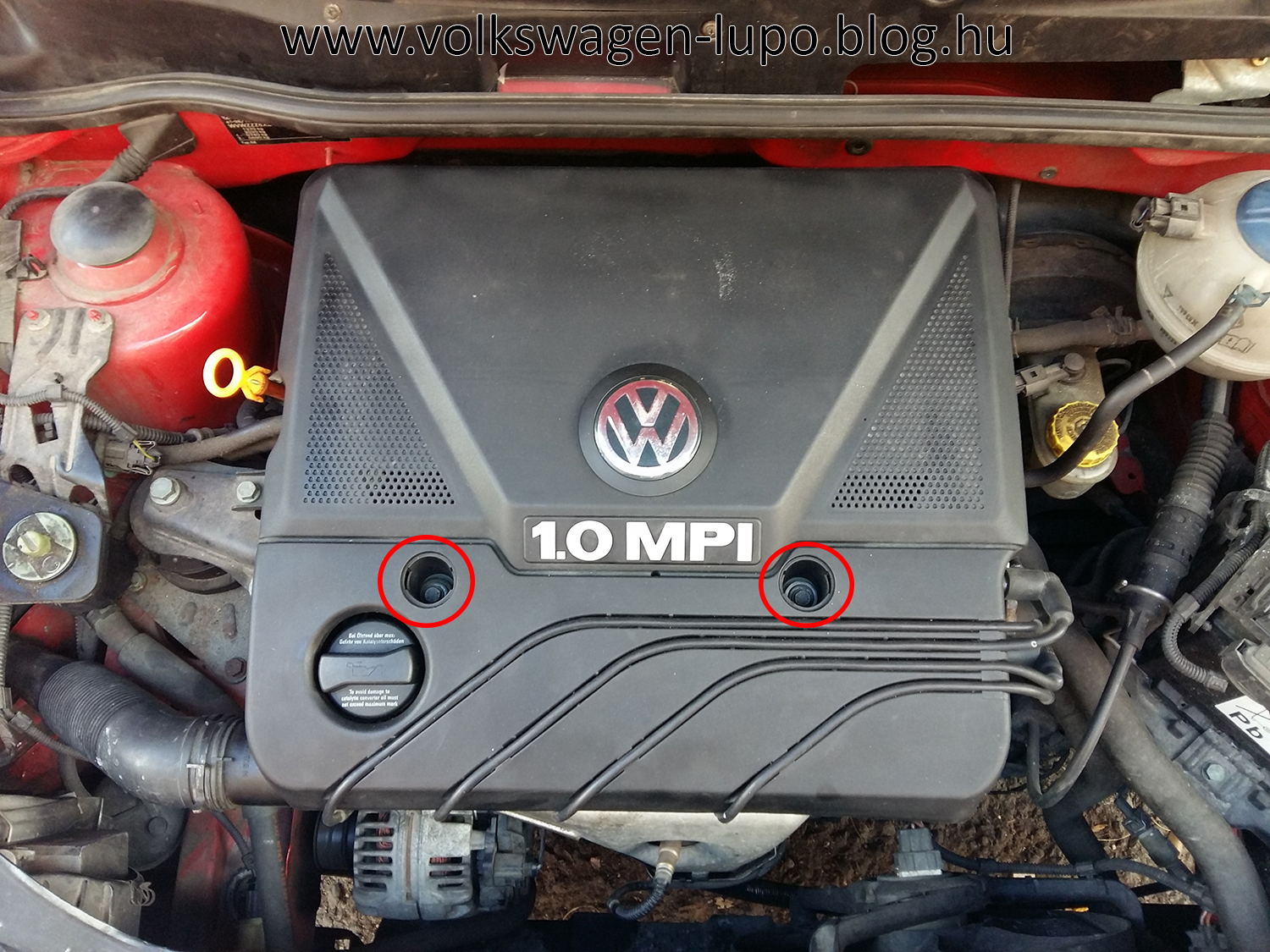 VW Lupo Polo 1.0 légszűrő betét cseréje Volkswagen Lupo