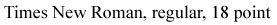 Times New Roman Times New Roman