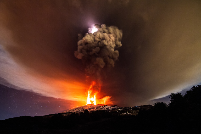 Újra kitört az Etna vulkán - videó!