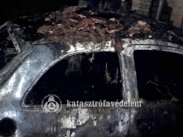 Oltással kezdték Szent Flórián napját: melléképület és személyautó égett Csákváron!