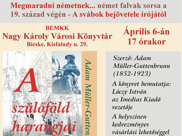 Csütörtöki könyvbemutató a Városi Könyvtárban - ne hagyd ki!