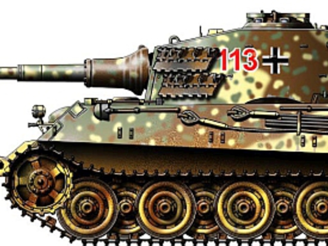 Pz.Kpfw VI/II 'Königstiger' nehézpáncélos