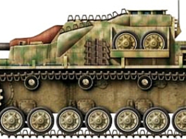 Sturmgeschütz StuG IV rohamlöveg