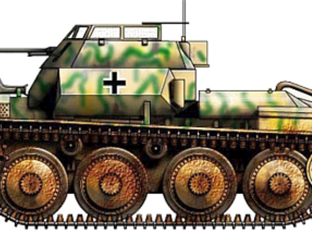 SdKfz. 140. Aufklarungspanzer 38(t) felderítő harckocsi