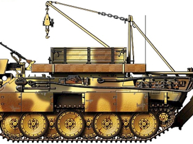 Bergepanther nehézvontató