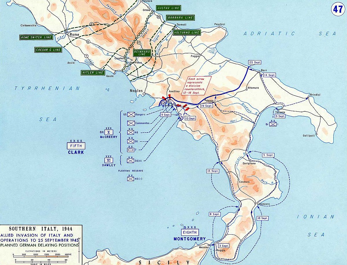 Partraszállás Olaszországban 1943 Vége 150 A Ii Világháború Fegyverei Járművei 