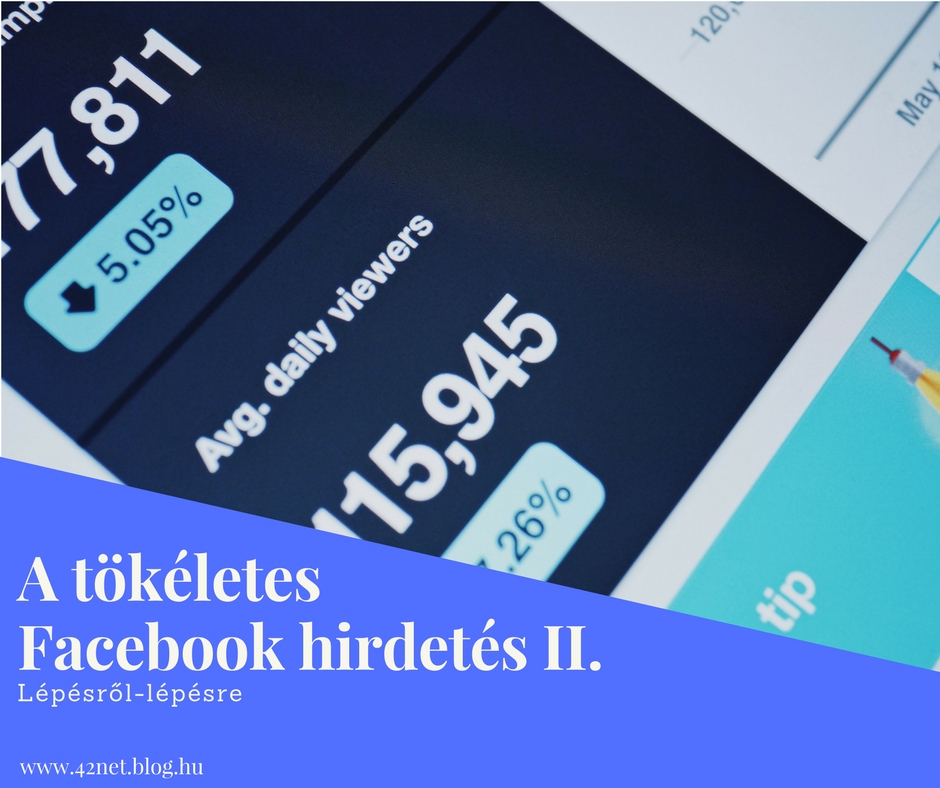 Így alkoss lépésről-lépésre egy tökéletes Facebook hirdetést II.