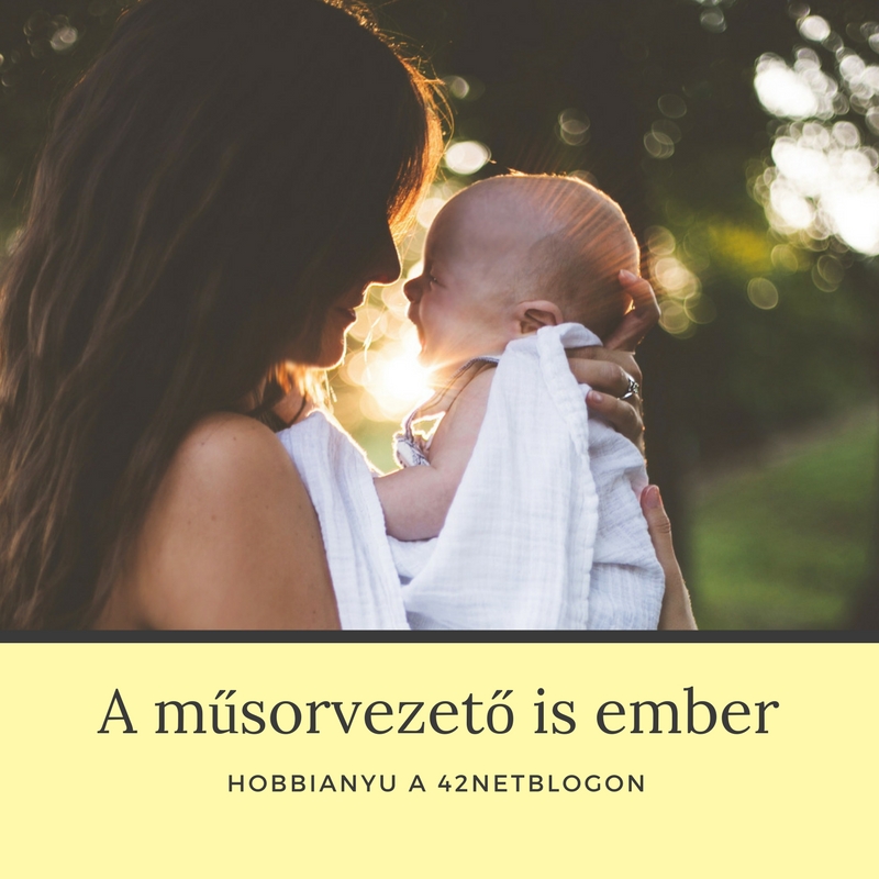 A műsorvezető is ember… de ez kit érdekel?