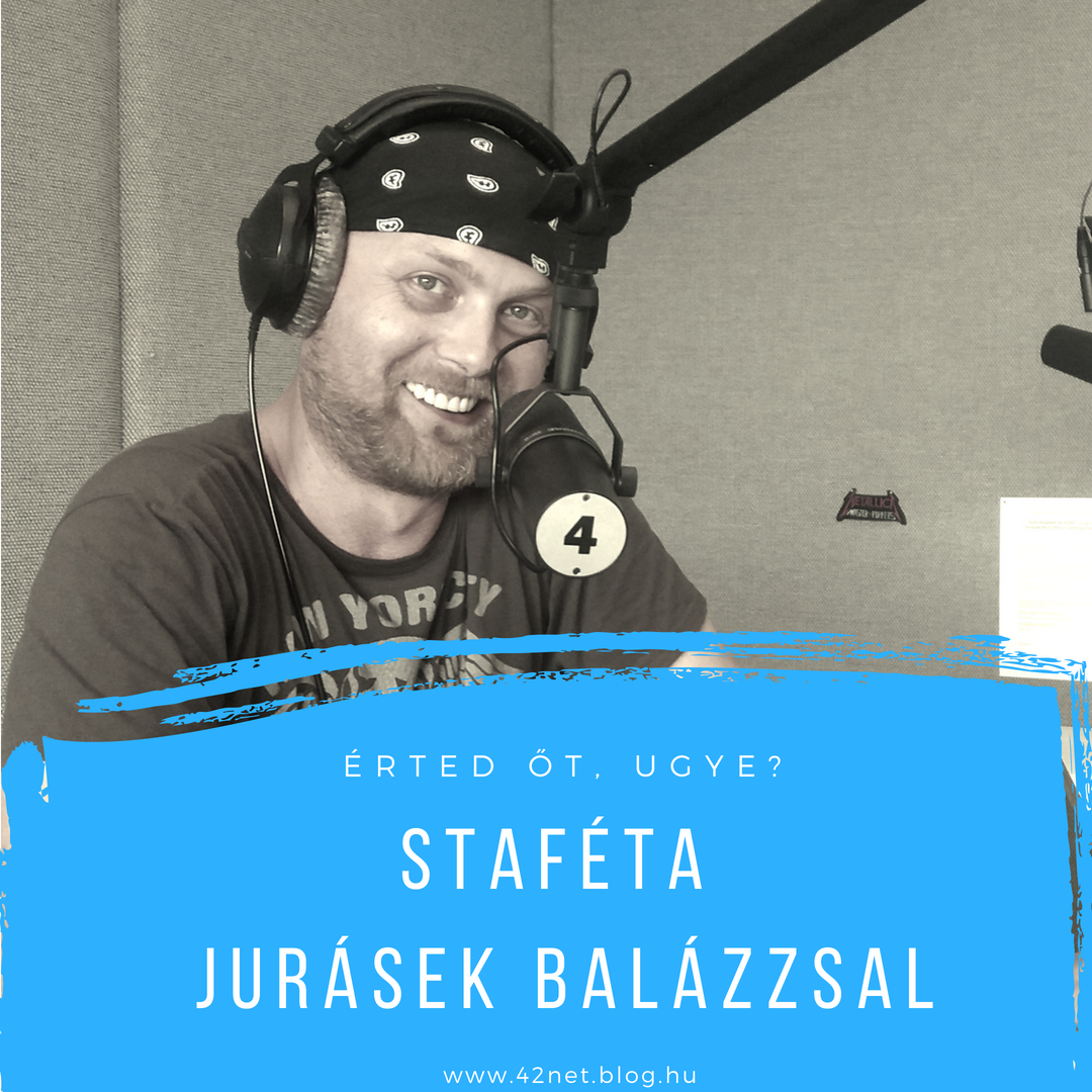 "Olvasni kell!"- Staféta Jurásek Balázzsal