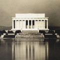 Történelmi fotók a Lincoln-emlékműről.