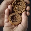 Csodás 16. századi miniatűr vallási fafaragványok.