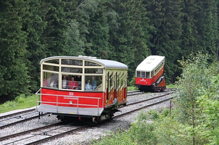 Oberweissbach hegyi vasút.  