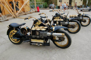 Dieselpunk stílusú motorkerékpárok