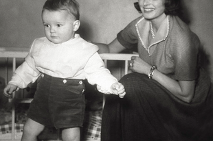 Szép képek Ingrid Bergmanról és gyermekeiről