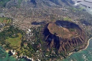 Szokatlan vulkáni kráterek.