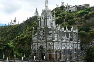 A Las Lajas bazilika, a világ egyik legszebb temploma.