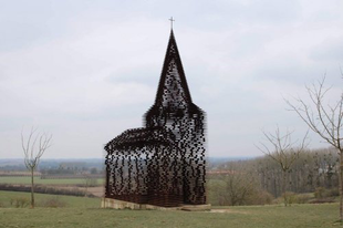Átlátszó templom belgiumban