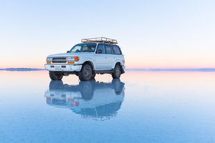 Salar de Uyuni, a világ legnagyobb sómezeje