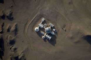 Megnyílt Mars-bázis a Góbi-sivatag közepén.