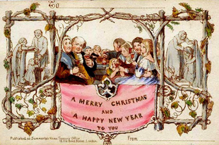 Hátborzongató karácsonyi képeslapok a Viktoriánus korból.