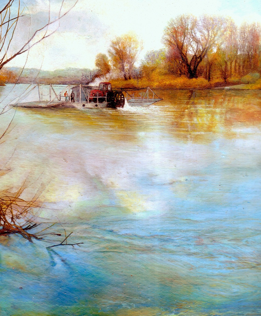 TISZA, TISZAKESZI (II) - Illusztráció, 2012 - Olaj, karton - 27 X 20 cm (Részlet a képről).jpg