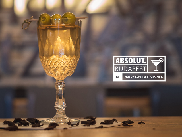 Dirty Cascara Martini by Nagy Gyula Csuszka