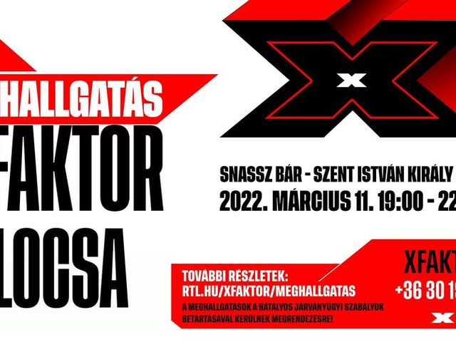 X faktor meghallgatást tartottak Kalocsán