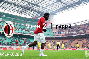 MILAN:PARMA - Küzdelmes győzelem hazai pályán
