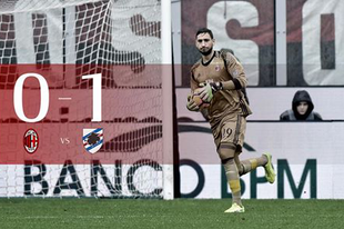 MILAN 0:1 SAMPDORIA - rövid elemzés