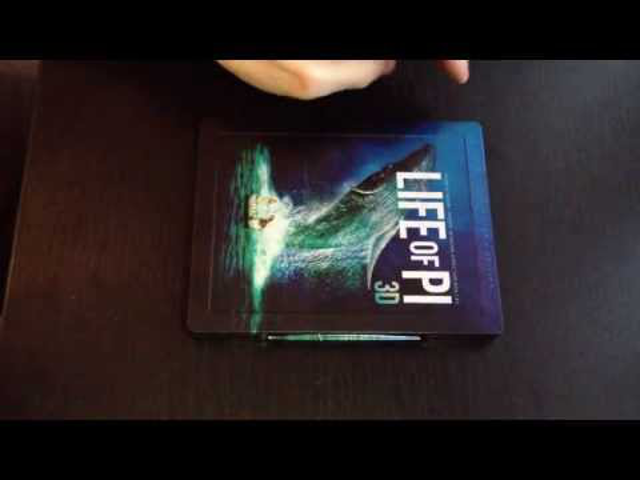 kicsomagolós videó + termékbemutató: pi élete bd3d, limitált steelbook