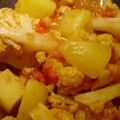 Aloo Gobi: zöldség-curry karfiollal és krumplival